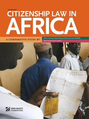 cover image of Citizenship Law in Africa